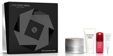 Shiseido Men Total Cream 50ml + 30ml Cleansing Foam + 10ml Concentrate + 3ml Eye Cream