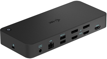 USB-разветвитель i-Tec CATRIPLEDOCKPDPRO, черный