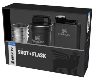 Stanley Adventure Gift Set 4pcs Shot 50ml + Flask 0.23l Matt Black