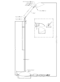 STĀVLAMPA REALITY PILLE G9 28W