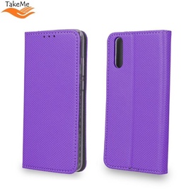 TakeMe Smart Magnetic Fix Book Case Xiaomi Redmi 7 Violet