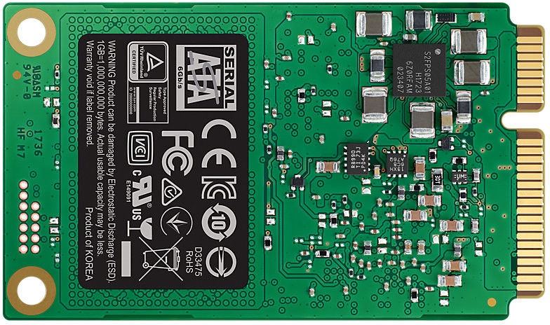 Kietasis diskas (SSD) Samsung MZ-M6E500BW, 0.85", 500 GB