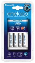 Elementu lādētājs Panasonic Basic Charger 4xAAA 750 mAh