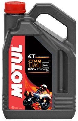 Motoreļļa Motul 7100 4T 10W - 40, sintētiskais, mototehnikai, 4 l