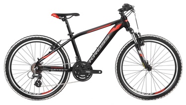 Kross Level Jr 2.0 24" Black Red Silver Matte 19