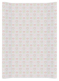 Ceba Baby Hard Changing Mat Short Colorful Love Grey