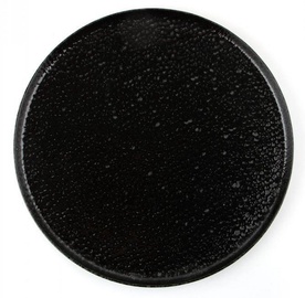 Porland Black Moss Dinner Plate D27cm Black