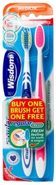 Wisdom Regular Fresh Toothbrush Twin Pack