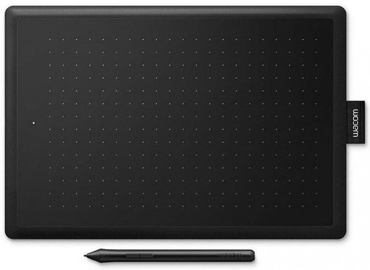 Grafinė planšetė Wacom One Medium, 277 mm x 189 mm x 8.7 mm, juoda