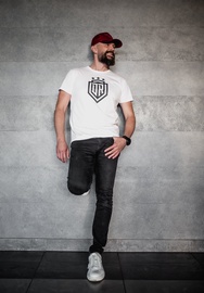 Dinamo Rīga Men T-Shirt White/Black XS