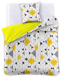 Gultas veļas komplekts DecoKing Geometric, 155x220/80x80 cm