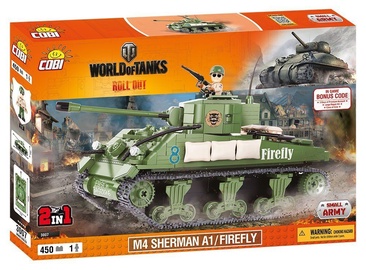 Cobi Small Army World Of Tanks M4 Sherman A1 / Firefly 3007