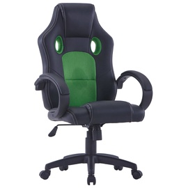 Spēļu krēsls VLX 20187, melna/zaļa
