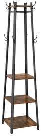Songmics Clothes Hanger Brown/Black 43x43x180cm