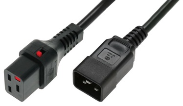 Assmann Cable IEC320 C20 / IEC LOCK C19 Black 3m
