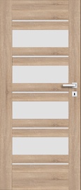 Полотно межкомнатной двери PerfectDoor Evia 01, левосторонняя, дуб сонома, 203.5 x 74.4 x 4 см