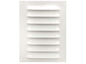 Ventilācijas reste Europlast, MR140x190mm, balta