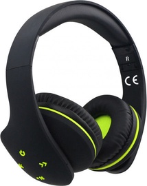 Ausinės Rebeltec Viral Bluetooth Headphones Black/Green