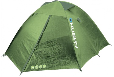 Trīsvietīga telts Husky Beast 3 1H0-5564, zaļa