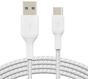 Laidas Belkin USB-C - USB-A, USB Type C/USB A, 3 m, balta