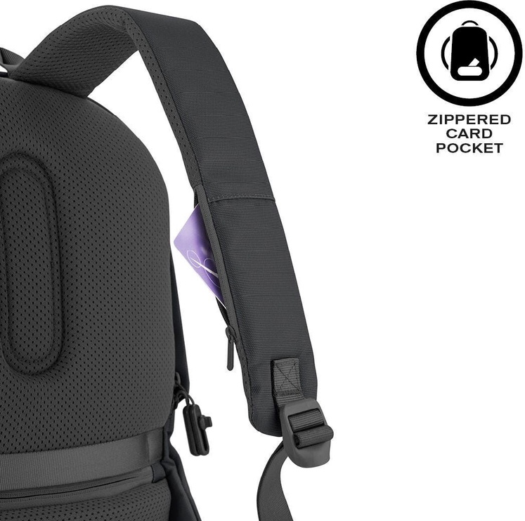 Рюкзак XD Design Bobby Soft Anti-Theft Backpack Black, черный, 16 л, 15.6″