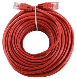 4World Cable Patch RJ45 Cat. 5e UTP 15m Red
