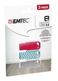 Emtec Wallpaper M750 8GB USB 2.0 Pack 3