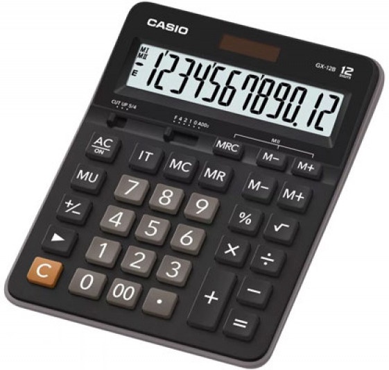 Калькулятор настольные Casio K-CGX12B, черный