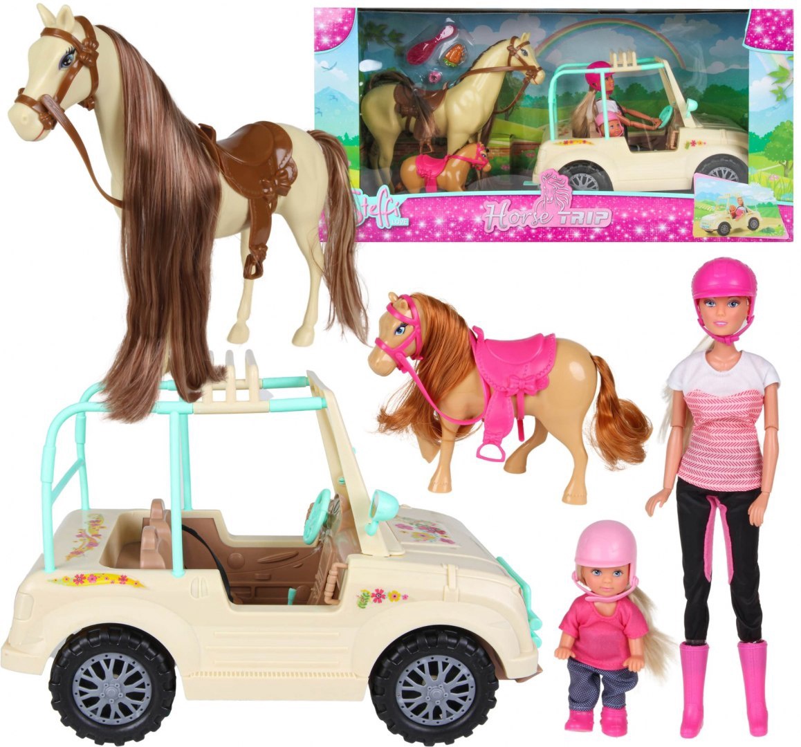 simba steffi love horse trailer