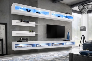 ASM Fly T2 Living Room Wall Unit Set White