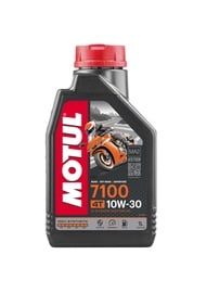 Машинное масло Motul 10W - 30, синтетический, для мототехники, 1 л