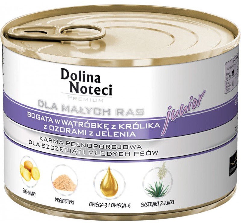 Šlapias šunų maistas Dolina Noteci, žvėriena, 0.18 kg