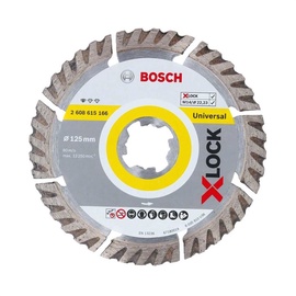 Nurklihvija lõikeketas Bosch X-Lock 2608615166 Universal Diamond Cutting Disc 125x2mm
