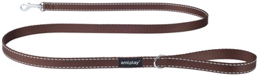 Siksna Amiplay Reflective, brūna, 1.5 m