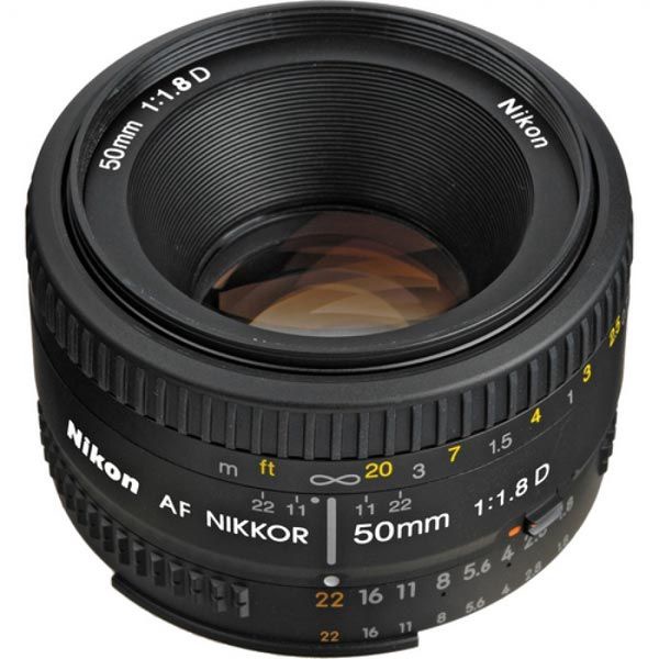 Objektīvs Nikon NIKON AF NIKKOR 50MM F / 1.8D, 185 g