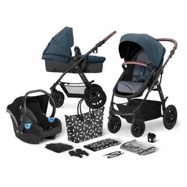 KinderKraft XMoov 3in1 Stroller Denim