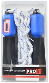 Скакалка PROfit DK 1025 Anteros, синий/белый/черный