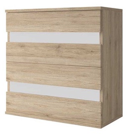 Idzczak Meble Mediolan 4S Chest Of Drawers Sonoma Oak White