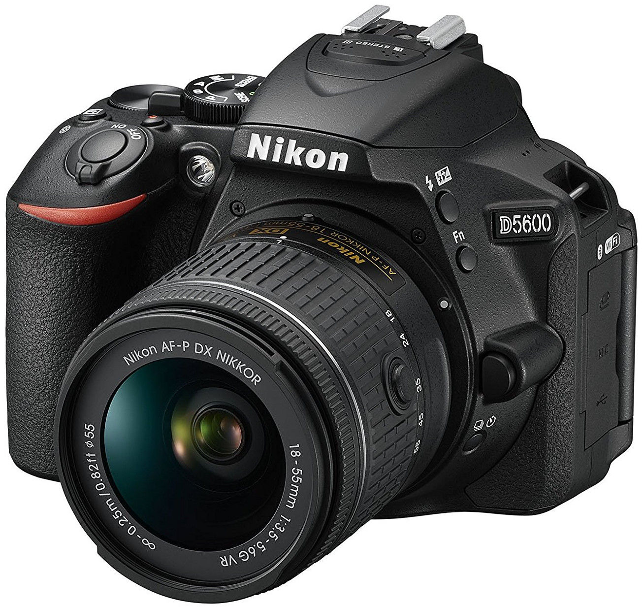 Veidrodinis fotoaparatas Nikon D5600 + AF-P DX NIKKOR 18-55mm VR + 