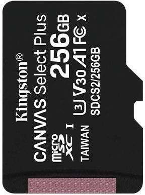 Mälukaart Kingston Canvas Select Plus SDCS2/128GB, 256 GB, 100 Mb/s - 85 Mb/s
