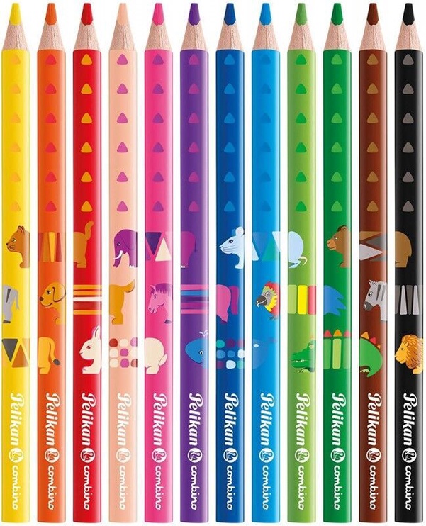 Pelikan Цветные карандаши, combino, 12 цветов