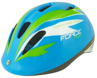 Шлем Force Fun Stripes F9022453, синий/желтый/зеленый, S, 480 - 540 мм