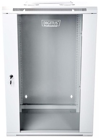 Digitus Double Section Wallmount Cabinet 19" 18U/600 mm Gray