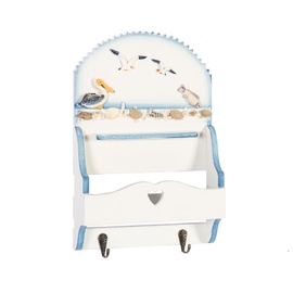 Home4you Beach House Hanger/Shelf 20x6x30cm