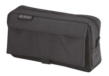 Herlitz Pencil Pouch With 2 Add.Bags Black