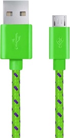 Esperanza Cable USB / USB-micro Green 2m
