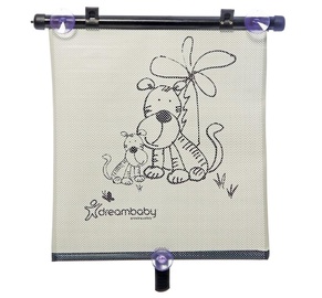 Защита автокресел от солнца Dreambaby Adjustable Tiger Car Window Shades, белый/черный