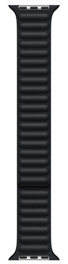 Ремешок Apple 45mm Midnight Leather Link - S/M, черный