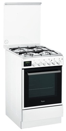 Gaasipliit elektriahjuga Whirlpool ACMT5131/WH