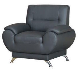 Kanclers Livonia Armchair Eco Leather Dark Gray